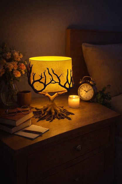 Tree of Life Table Night Lamp, Nature Inspired Home Decor